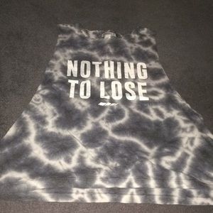 Tie dye muscle tee